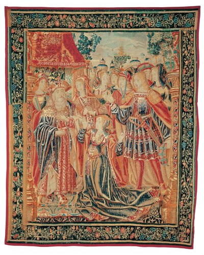 The Story of Troy. Cassandra Intercedes Before Priam to Obtain a Pardon for Paris by Brussels Manufactory